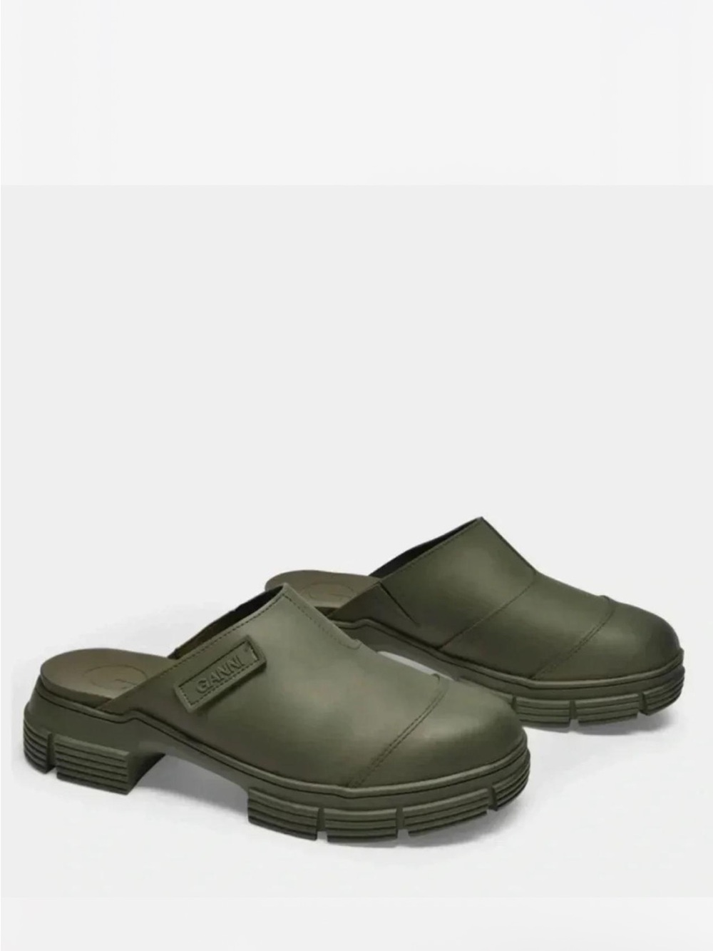 Ganni Recycled Rubber Blend Mule